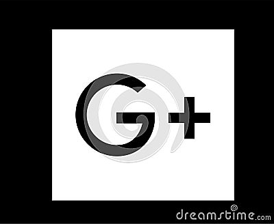 Google social media icon Symbol Abstract Design Vector Illustration