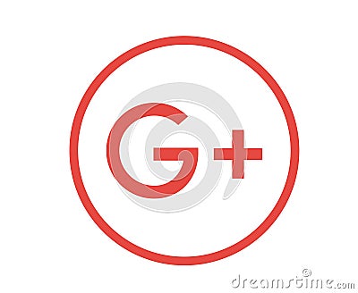 Google social media icon Symbol Design Abstract Vector Illustration