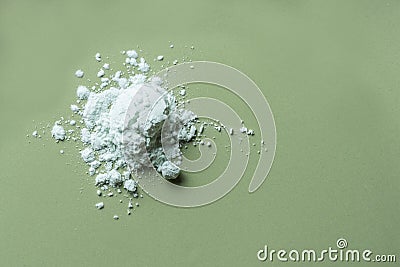 Alginate or cosmetic clay powder Stock Photo