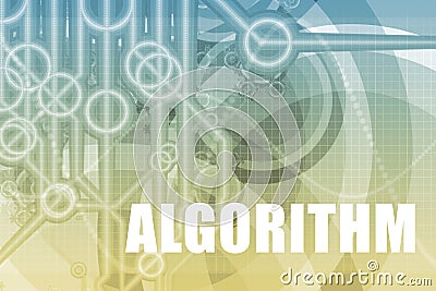 Algorithm Abstract Stock Photo
