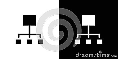 Algorithm icon set vector illustration Vector Illustration