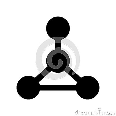 Algorithm icon for work structure diagram Vector Illustration