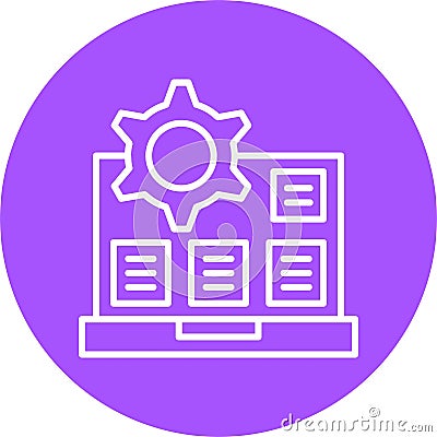 Algorithm Vector Icon Design Symbol Vector Illustration