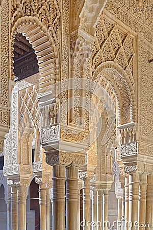 Alhambra details Stock Photo