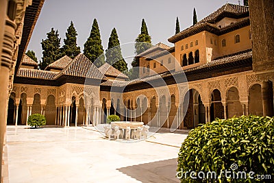 Alhambra Granada Spain Stock Photo