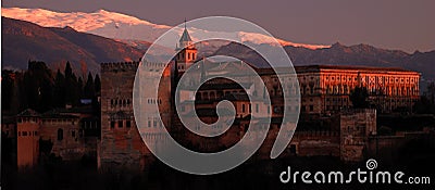 The Alhambra, Granada, Spain Stock Photo
