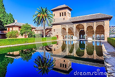 Alhambra, Granada, Spain. Editorial Stock Photo