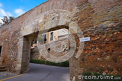 Alhambra main door in Granada Spain Editorial Stock Photo