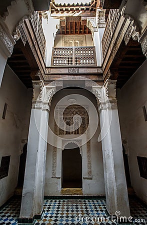 Ali Ben Youssef Madrasa, Marrakesh, Morocco Stock Photo