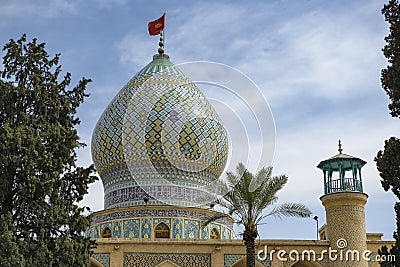 Ali Ibn Hamzeh Holy Shrine in Shiraz, Iran Editorial Stock Photo