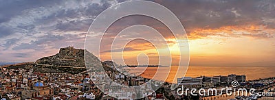 Alicante sunrise Stock Photo