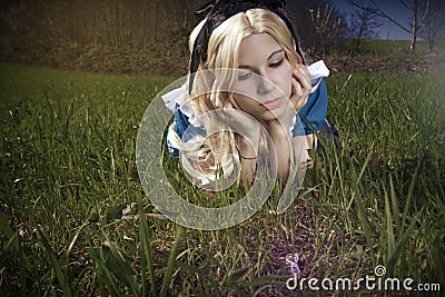 Alice in Wonderland Stock Photo