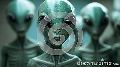 Alien, alien from other planets, from outer space, stranger. unidentified flying object, UFO, space scary star horror Stock Photo