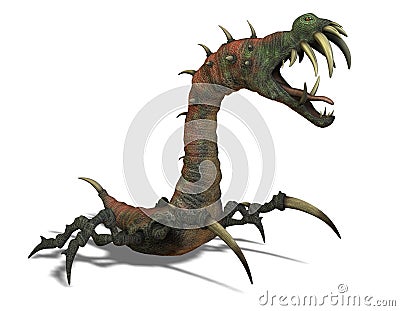 Alien creature Stock Photo