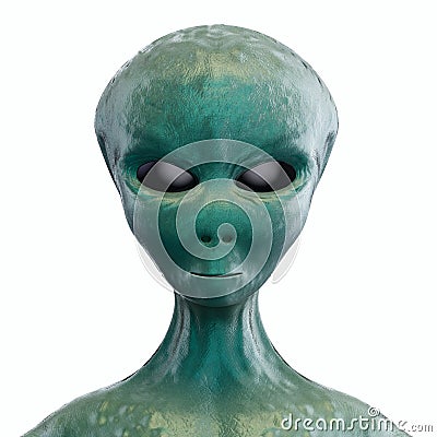 Alien head Stock Photo