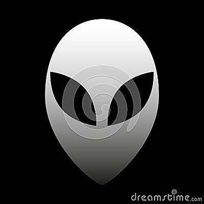 Alien icon Stock Photo