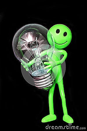 Alien Idea Stock Photo