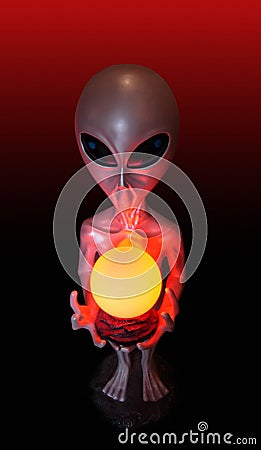 Alien lamp Stock Photo