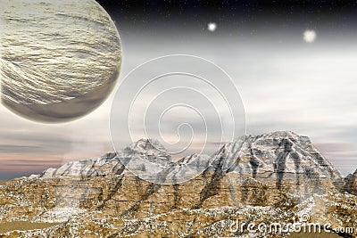 Alien Landscape Stock Photo