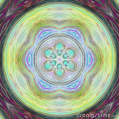 Alien Mandala 2 Stock Photo