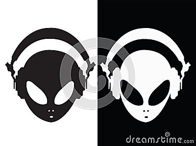 Alien monsters Background Vector Illustration