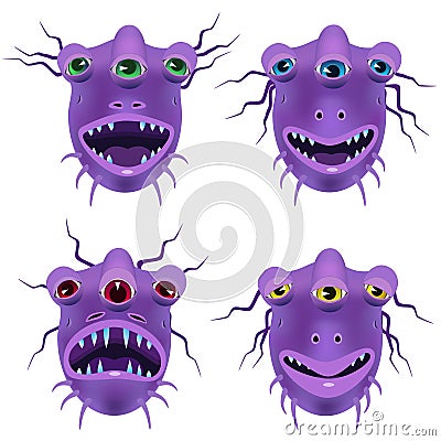 Alien purple Stock Photo