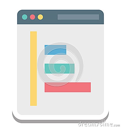 Alignment, Line Height Vector Icon aditable Vector Illustration