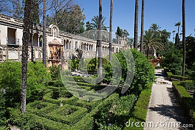 Aljaferia one of the best preserved Moorish palaces in city Sara Editorial Stock Photo