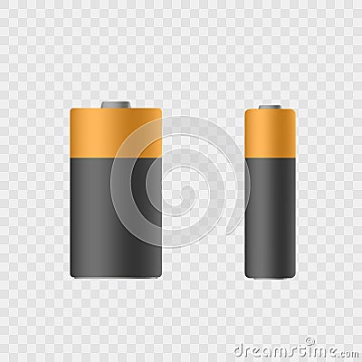 Alkaline battery sign Stock Photo