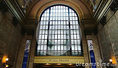 All aboard Union Station Chicago Editorial Stock Photo