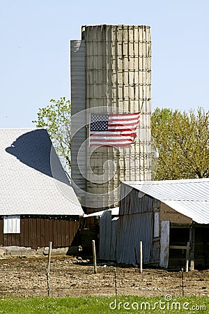 All American Farm Stock Photo