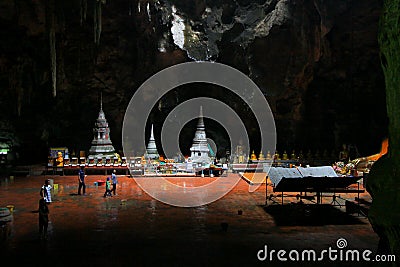 Tham Khao Luang Cave, Phetchaburi Province, Thailand Editorial Stock Photo