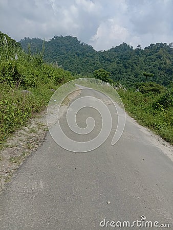 All concrete path may not lead you to your destination Stock Photo