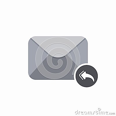 All email envelope mail message reply icon Vector Illustration