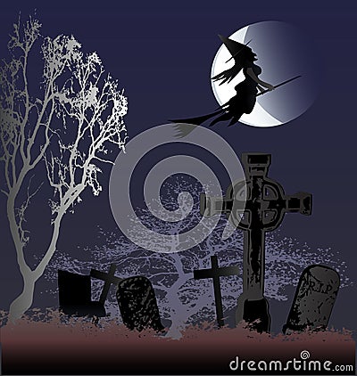 All Hallows Eve Vector Illustration