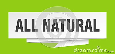 all natural Vector Illustration