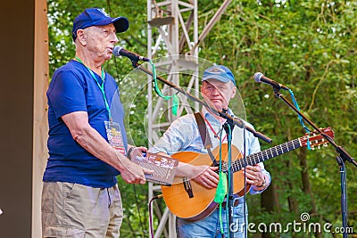 All-Russia festival of the author`s song named after Valery Grushin. Editorial Stock Photo