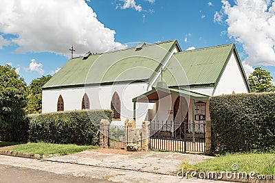 All Saints Anglican Church in Ficksburg Editorial Stock Photo