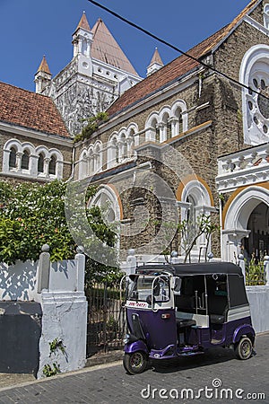 All Saints Anglican Church in Galle, Sri Lanka Editorial Stock Photo