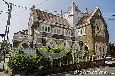 All Saints Anglican Church in Galle, Sri Lanka Editorial Stock Photo