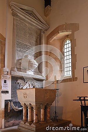 All Saints Church Hinton Ampner Hampshire Editorial Stock Photo