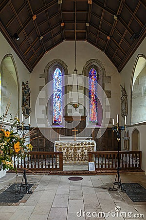 All Saints Church Hinton Ampner Hampshire Editorial Stock Photo