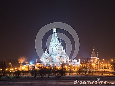 All Saints Church In Minsk, Belarus. Memorial Church Of All Saints And In Memory Of The Victims Stock Photo