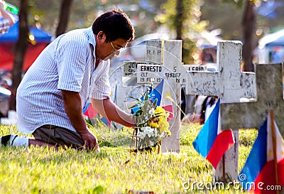 All saints day in Philippines Editorial Stock Photo