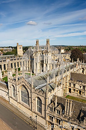 All Souls College. Oxford, England Stock Photo