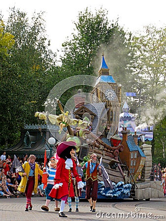 All star express at Disneyland Editorial Stock Photo