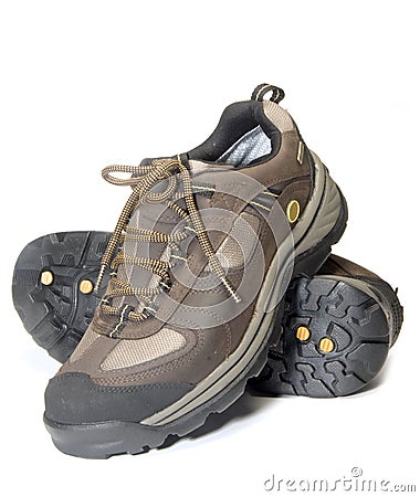 All terrain cross training hiking lightweight shoe Stock Photo