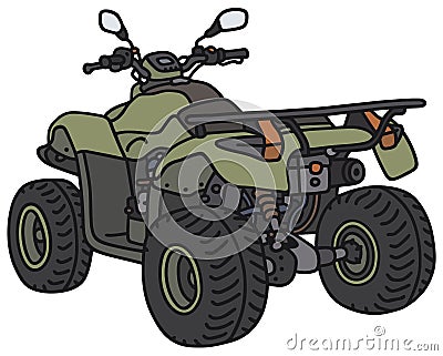 All terrain vehicle Vector Illustration