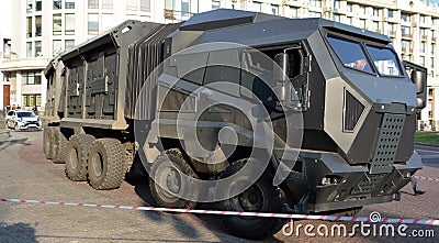 All-terrain vehicles Russian Army truck Editorial Stock Photo