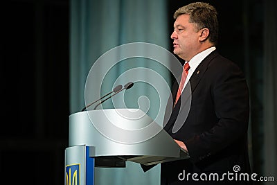 All-Ukrainian Forum of participants of ATO Editorial Stock Photo